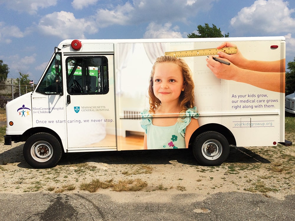 Mass General Hospital For Children Branded Truck-min
